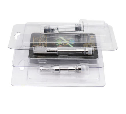200gsm Art Paper Silver Hologram Blister Card บรรจุภัณฑ์สำหรับ Pen Cbd