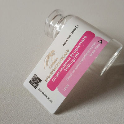 ฉลากขวดยาสเตียรอยด์เกรด Silver Gold Foil