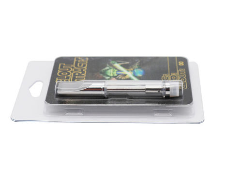 200gsm Art Paper Silver Hologram Blister Card บรรจุภัณฑ์สำหรับ Pen Cbd