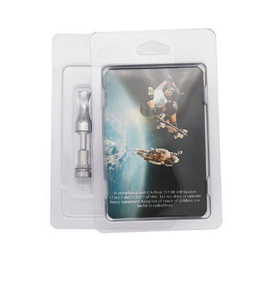 200gsm Art Paper Silver Hologram Blister Card บรรจุภัณฑ์สำหรับ Pen Cbd
