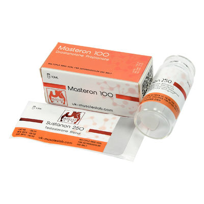 การพิมพ์นูน 25 มม. กว้าง 10 มล. Vial Labels สำหรับ Steroid Sustanon 250