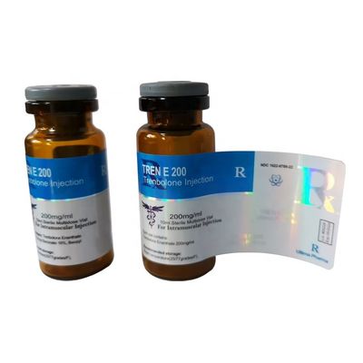 กาวตนเองสีเงินเคลือบเงาลามิเนต 10ml Vial Labels 30mm Widthmm