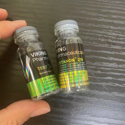 กระดาษอาร์ต CMYK ฉลากขวดยาสเตียรอยด์สี ISO Approved