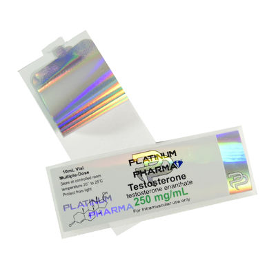 ฉลากขวดต่อต้านปลอม 15ml, ฉลากขวดกันน้ำสี PMS