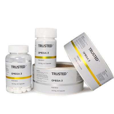 ฉลากขวดยาปั๊มฟอยล์สีทอง, ฉลากกาวตนเองสีขาว 3x8 ซม.