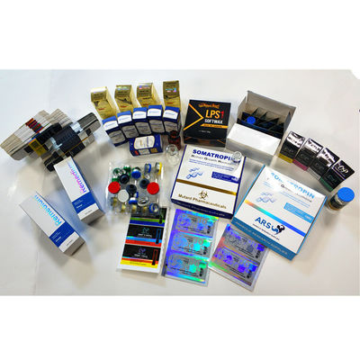 Anti Fake 30x30x50mm 10ml Vial Boxes พร้อมการพิมพ์ฟอยล์สีทอง