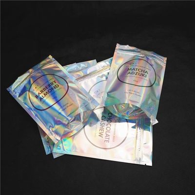 การพิมพ์ออฟเซตถุง Ziplock อลูมิเนียมฟอยล์ผนึกสำหรับบรรจุภัณฑ์อาหาร