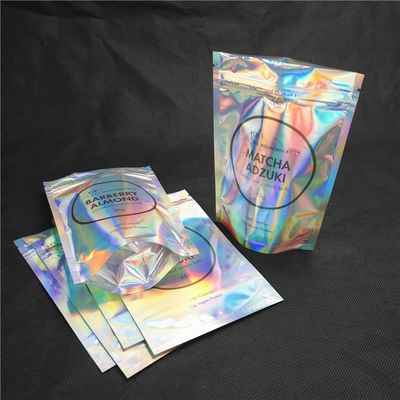 การพิมพ์ออฟเซตถุง Ziplock อลูมิเนียมฟอยล์ผนึกสำหรับบรรจุภัณฑ์อาหาร