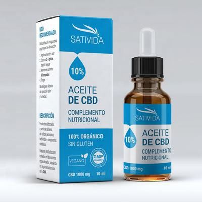 กล่องบรรจุภัณฑ์ขวด 250g 10ml, กล่องแข็งพิมพ์สี CMYK