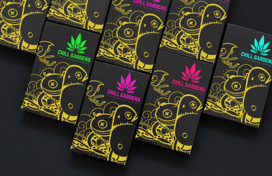 กล่องบรรจุภัณฑ์ยากระดาษแข็ง 350gsm กันน้ำสำหรับขวด 30mlml