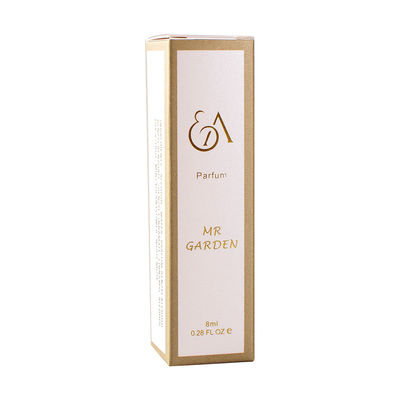 ฟอยล์สีทอง 105 มม. สูงกล่องกระดาษแข็งเครื่องสำอางสำหรับขวดน้ำหอมน้ำมันหอมระเหย