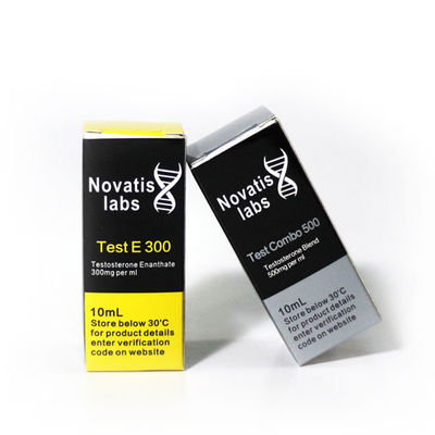 โฮโลแกรมพับได้ 300g กระดาษทำด้วยมือ 10ml Vial Boxes สำหรับเตียรอยด์
