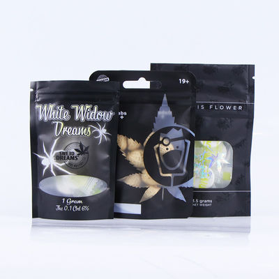 กระเป๋า Ziplock ลามิเนตโฮโลแกรม UV, ถุงโฮโลแกรมฟอยล์อลูมิเนียมแบบใช้ซ้ำได้สำหรับแท็บเล็ตในช่องปาก