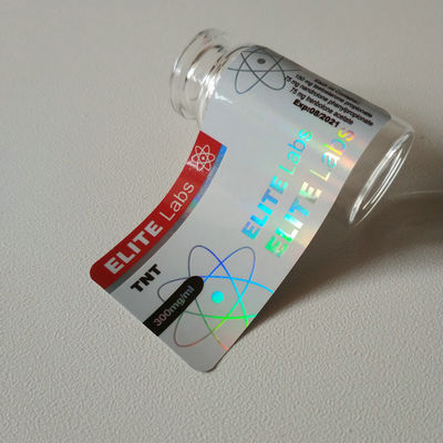 ฉลากขวดยาสเตียรอยด์เกรด Silver Gold Foil